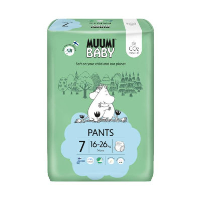 Muumi Baby Fralda Cueca T7 16-26Kg x34