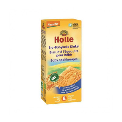 Holle Bio Biscoitos Trigo Espelta 150g +8M  | Farmácia d'Arrábida