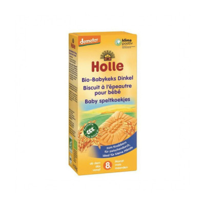 Holle Bio Biscoitos Trigo Espelta 150g +8M