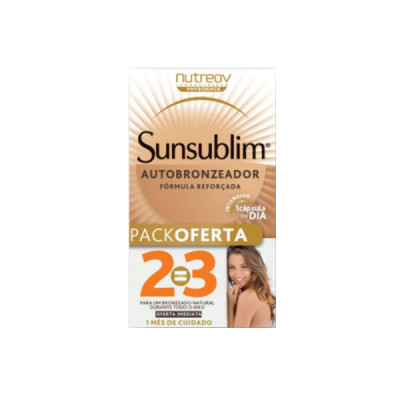 Nutreov Sunsublim Autobronzeador Cápsulas Trio 3x28