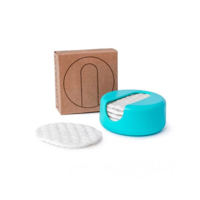 LastRound Discos Desmaquilhantes Reutilizáveis Turquesa x7