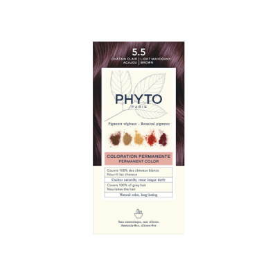 Phyto Phytocolor Coloração 5.5 Castanho Claro Caju | Farmácia d'Arrábida