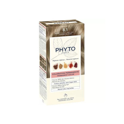 Phyto Phytocolor Coloração 8.1 Louro Claro Acinzentado | Farmácia d'Arrábida