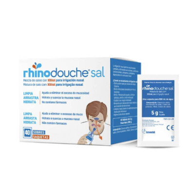 Rhinodouche Sal Lavagem Nasal Saquetas 40x5g | Farmácia d'Arrábida