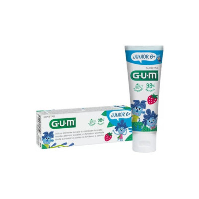Gum  Junior Gel Dentífrico Morango +6A 50ml