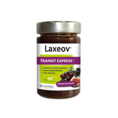 Nutreov Laxeov Transit Express Figo-Ameixa 200g | Farmácia d'Arrábida