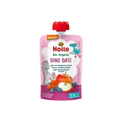 Holle Bio Dino Date Puré Fruta 100g +6M