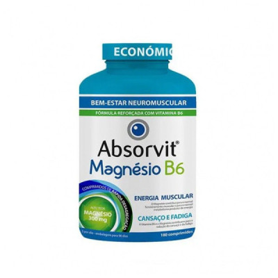 Absorvit Magnésio + B6 Comprimidos x180 | Farmácia d'Arrábida