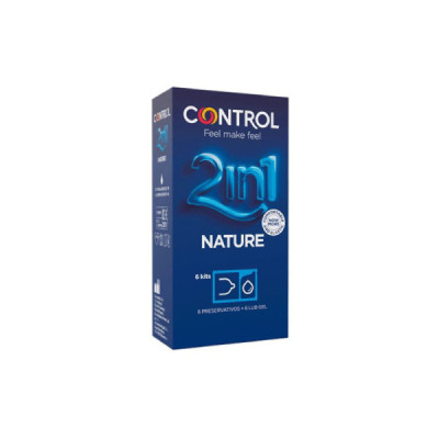 Control 2in1 Nature Preservativos + Gel Lubrificante | Farmácia d'Arrábida