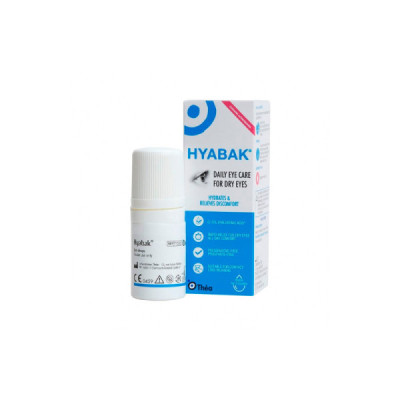 Hyabak Solução Hidratação Olhos 15ml | Farmácia d'Arrábida