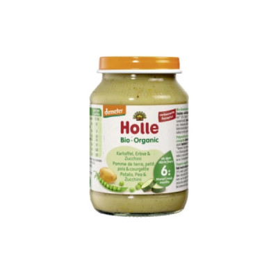 Holle Bio Puré Batata Ervilha Curgete +6M 190g
