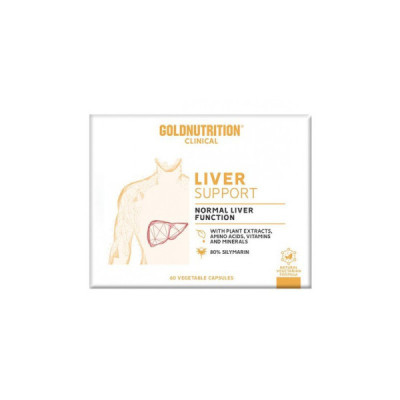 GoldNutrition Clinical Liver Support Cápsulas x60 | Farmácia d'Arrábida