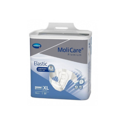 Molicare Premium Elastic Fralda 6 Gotas XL x14 | Farmácia d'Arrábida