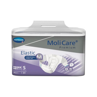 Molicare Premium Elastic Fralda 8 Gotas S x26 | Farmácia d'Arrábida