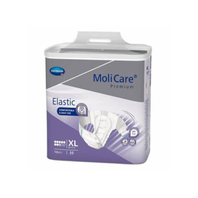 Molicare Premium Elastic Fralda 8 Gotas XL x14 | Farmácia d'Arrábida