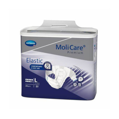 Molicare Premium Elastic Fralda 9 Gotas L x24 | Farmácia d'Arrábida