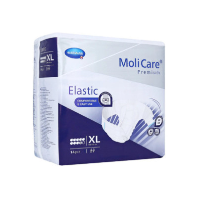 Molicare Premium Elastic Fralda 9 Gotas XL x14 | Farmácia d'Arrábida