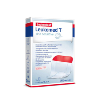 Leukomed T Skin Sensitive x5 5x7,2cm   | Farmácia d'Arrábida
