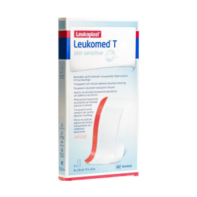 Leukomed T Skin Sensitive x5 8x15cm | Farmácia d'Arrábida
