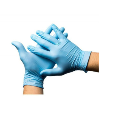 Hassemed Luvas Nitrilo Azul Sem Pó L x100