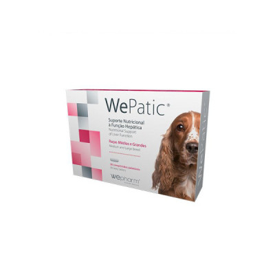 WePatic Protetor Hepático Cães & Gatos Comprimidos x30 | Farmácia d'Arrábida