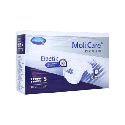 Molicare Premium Elastic Fraldas S 9 Gotas x26 | Farmácia d'Arrábida