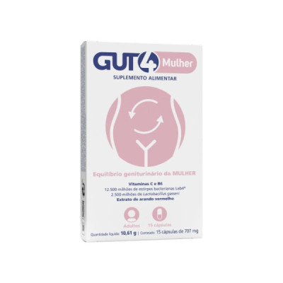Gut4 Mulher Cápsulas x15 | Farmácia d'Arrábida
