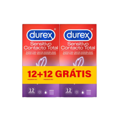 Durex Sensitivo Contacto Total Preservativos Duo Preço Especial | Farmácia d'Arrábida