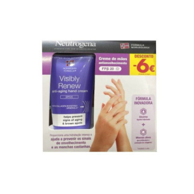 Neutrogena Creme de Mãos Antienvelhecimento FPS20 Duo -6€ Desconto