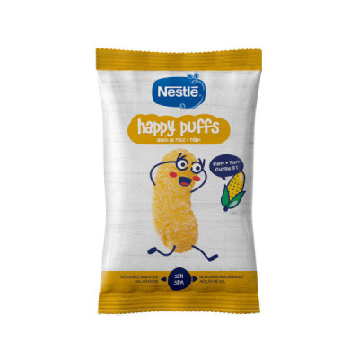 Nestlé Happy Puffs Milho +12M 28g | Farmácia d'Arrábida