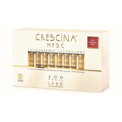 Crescina Transdermic Re-Growth HFSC 200 Mulher 20x3,5ml