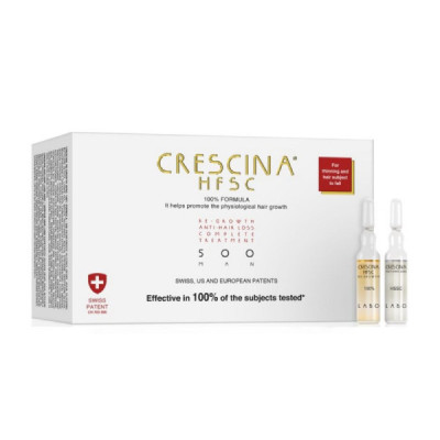 Crescina Transdermic HFSC Tratamento Completo 500 Homem 20x3,5ml