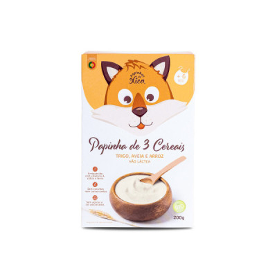 5600119844011 Papinhas da Xica Papinha de 3 Cereais +6M 200g
