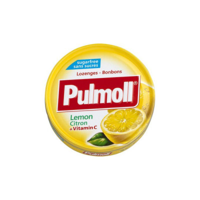 Pulmoll Limão+Vitamina-C Pastilhas 45g | Farmácia d'Arrábida