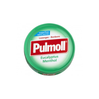 Pulmoll Eucalipto e Mentol Pastilhas 45g | Farmácia d'Arrábida