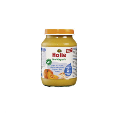 Holle Bio Puré Abóbora e Frango +5M 190g