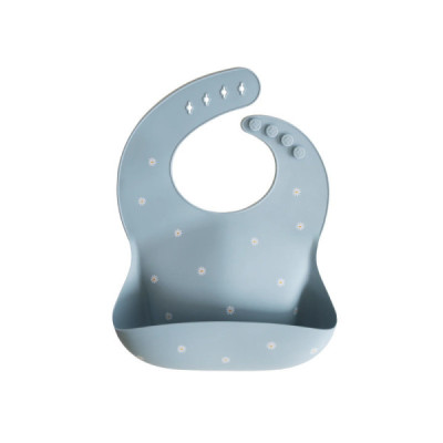 Mushie Babete Silicone Azul Flores +6M