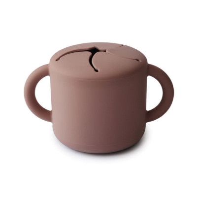 Mushie Copo Snack Silicone Cloudy Mauve +12M