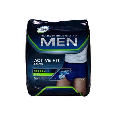 TENA Men Active Fit Cuecas Plus M x9+ | Farmácia d'Arrábida