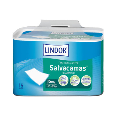 Lindor Salvacamas 60cmx75cm x15 | Farmácia d'Arrábida