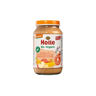 Holle Bio Puré Muesli Frutas +8M 220g