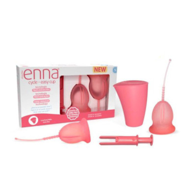 Enna Cycle EasyCup Copo Menstrual Com Aplicador S x2 | Farmácia d'Arrábida