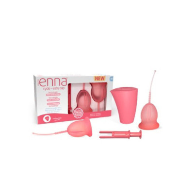 Enna Cycle EasyCup Copo Menstrual Com Aplicador M x2 | Farmácia d'Arrábida