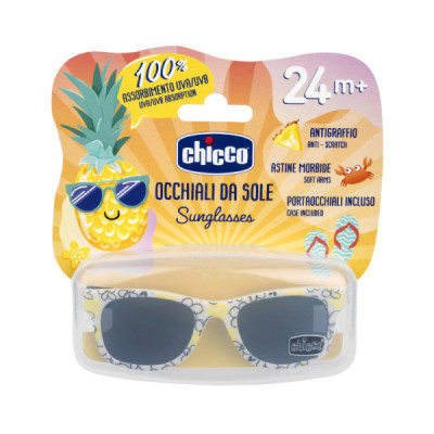 Chicco Óculos de Sol Flores Amarelas e Pretas +24M | Farmácia d'Arrábida