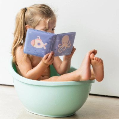 Saro Livro de Banho Azul Polvo +6M