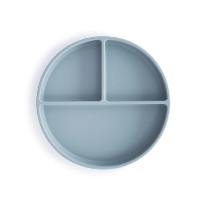 Mushie Prato Compartimentos Silicone Azul +6M | Farmácia d'Arrábida