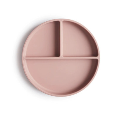 Mushie Prato Compartimentos Silicone Rosa +6M | Farmácia d'Arrábida