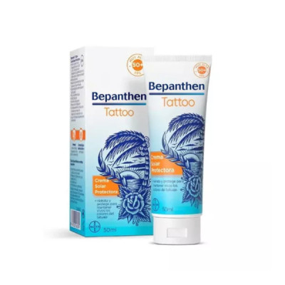 Bepanthen Tattoo Creme Protetor Solar FPS50+ 50ml