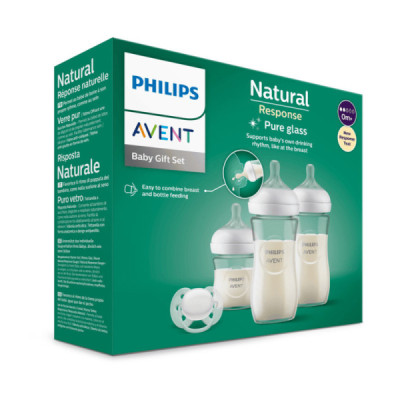 Philips Avent Natural Response Vidro Baby Gift Set +0M | Farmácia d'Arrábida
