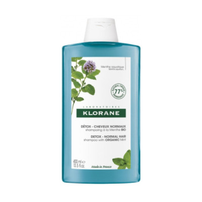 Klorane Capilar Menta Aquática Champô 400ml